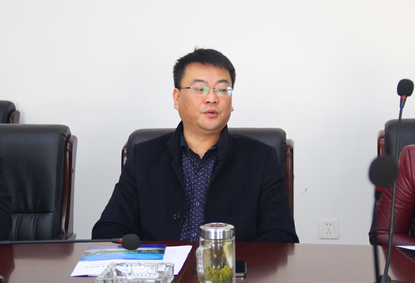 市委政研室副主任杨通平一行前来Beat365官网调研思想政治工作开展情况